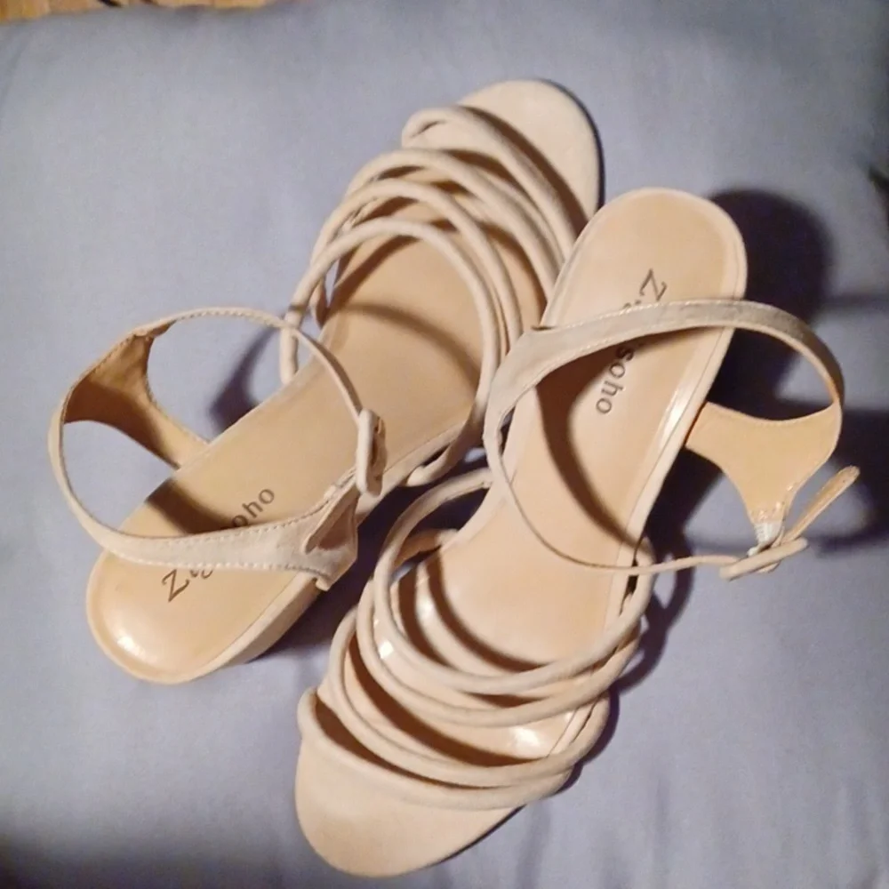 ZigiSoho suede heeled buckle sandal